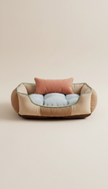 Plush Pet Bed with Sherpa Lining — Ultra-Soft Warm Bed for Dogs & Cats