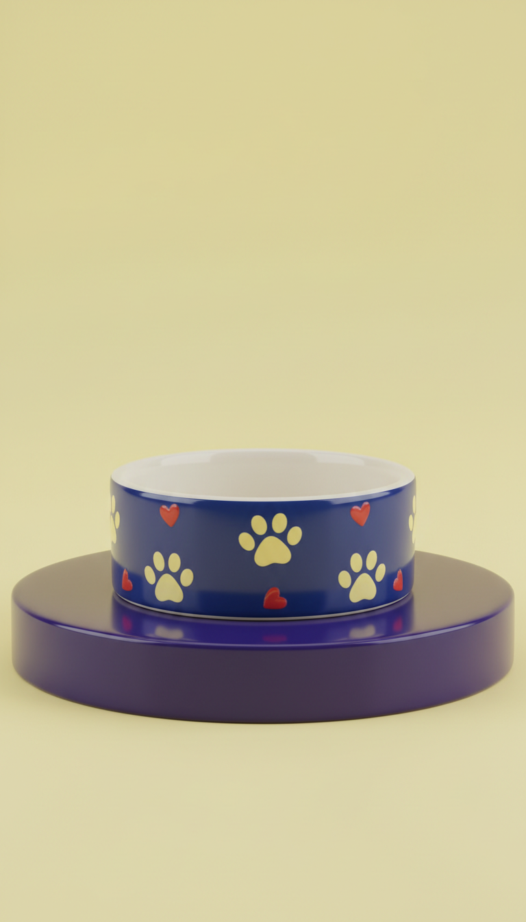 Silicone Splash-Proof Cat Bowl